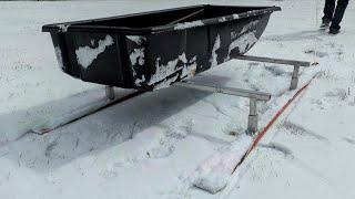 EasySled.ca - Collapsible Aluminum Smitty style Winter Sleigh Kit