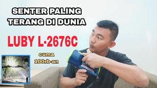 SENTER YANG BISA BERTAHAN 50JAM - LUBY L-2676C - LAMPU LED