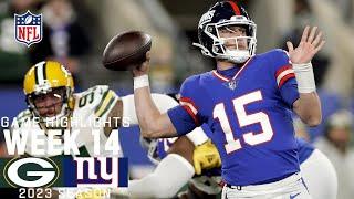 Green Bay Packers vs. New York Giants  2023 Week 14 Game Highlights