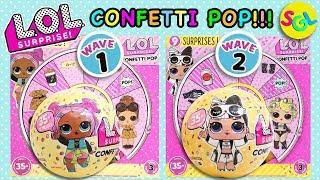 LOL Surprise Dolls Series 3 Confetti Pop Wave 1 + Wave 2 Big Sisters Tots Toy Review Unboxing SGL