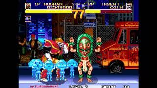 World Heroes 2 World Arcade - Longplay - Mudman  Normal Mode  Level 8 Difficulty