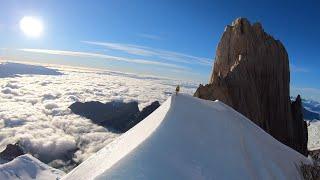 Climbing Cerro Chalten Fitz Roy via the Franco-Argentina