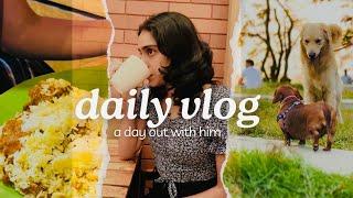 A day out with him Eating Biriyani  Dog’s park Kochi#vlog  Malayalam