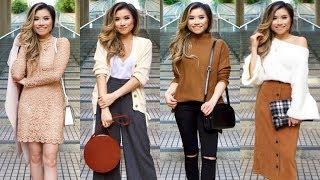 Fall Lookbook with Chicwish  Fall Outfits Chicwish Clothing Haul  Miss Louie