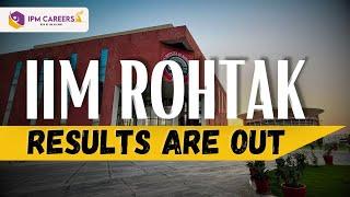 IIM Rohtak results are out  #ipmat