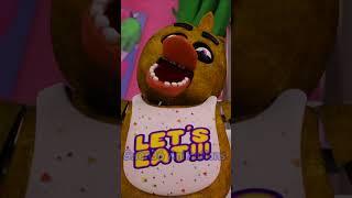 Chica Chicken meets Glamrock Chica FNAFBlender #shorts #fnafsecuritybreach #glamrockchica