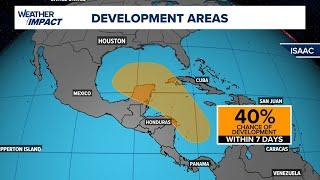 Tropical update Area in western Caribbean has 40% chance of development