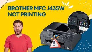 Brother MFC J435W Not Printing Fixed  Printer Tales