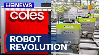 Coles unveils new AI-powered distribution centre in Melbourne  9 News Australia