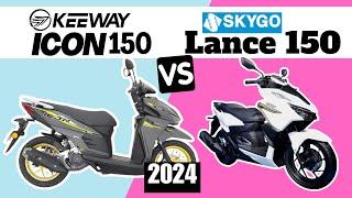 Keeway ICON 150 vs Skygo Lance 150  Side by Side Comparison  Specs & Price  2024