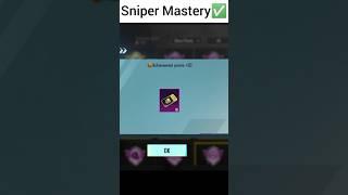 Bgmi Achievement Sniper Mastery  #pubgmobile #bgmi #pubg #shorts