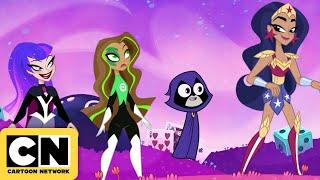 Teen Titans GO and DC Super Hero Girls Crossover Trailer  Cartoon Network