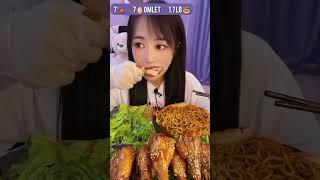 Fast Eating Challenge  7  7 eggs omlette 1.7lb Ramen   #asmr #food #eating #funny #shorts