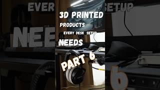 This simple headset hanger makes a huge impact #3dprinting #desksetup #tech #headphones