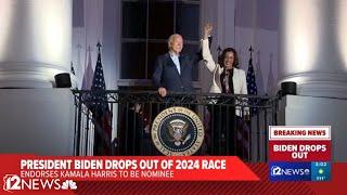 Biden steps down endorses Vice President Kamala Harris