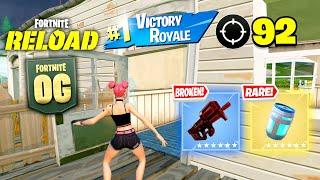 OG Fortnite Reload  High Kill Gameplay  Keyboard & Mouse