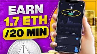 Make 1.7 ETHEREUM Every 20 Minutes - FREE ETH MINING WEBSITE 2022 NO INVESTMENT