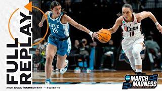 UConn vs. Duke - 2024 NCAA womens Sweet 16  FULL REPLAY