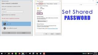 Windows 10  Set Shared Folder password  NETVN