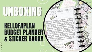 NEW  Budget Planner & Sticker Book by Kellofaplan