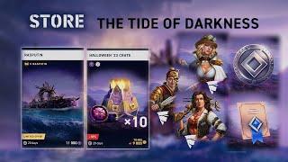 Halloween 23 Store Items and 10x Crate Drop  World of Warships Legends