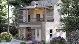 Elegant Design - Small House 2 Storey 3 BEDROOM  6x7 Meters Beautiful and Elegant Small House