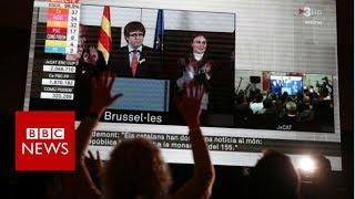 Catalonia election Puigdemont calls for talks with Spain - BBC News