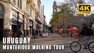 Montevideo Uruguay Architecture Walking Tour with captions 4K