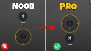 Update 2.7 pubg joystick fast movement and full guidebest joystick size for jiggle movement BGMI