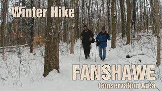 Fanshawe Conservation Area Winter Hike