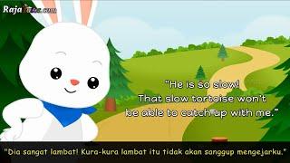 The Hare and The Tortoise  Kelinci dan Kura-Kura  Bedtime Story For Kids  Story Time