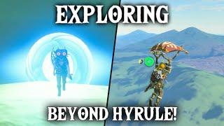 Exploring BEYOND Hyrules Map  Zelda Breath of the Wild