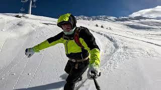 Snowboard in Montgenèvre