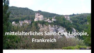 Mittelalter Handwerk und Baukunst in Saint-Cirq-Lapopie Frankreich