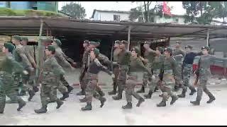 Drills in Assam Rifles #assamrifles #indianarmy #army #viral #viralvideo