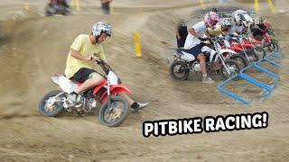 FAST LAPS AT FOX RACEWAY PIT BIKE RACE