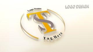 T and S Logo Design  Adobe Illustrator Tutorial