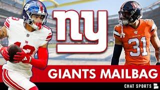New York Giants Rumors News on Justin Simmons & Jalin Hyatt