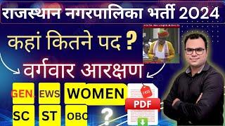 राजस्थान नगरपालिका सफाई कर्मचारी भर्ती 2024 । वर्गावार आरक्षण लिस्ट हुई जारी । जल्दी देखिए ।