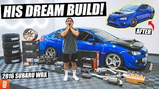 Surprising our EMPLOYEE with his DREAM CAR BUILD Full Transformation Subaru WRX 2016