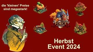 FoETipps Kleine Gebäude im Herbst-Event 2024 von Forge of Empires deutsch