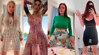 Transparent Dress Challenge4K Girls Without Underwear #54