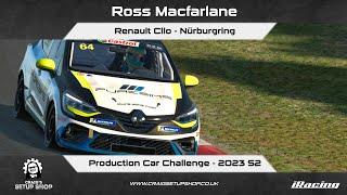 iRacing - 23S2 - Renault Clio - Production Car Challenge - Nürburgring - RM