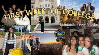 FIRST WEEK OF COLLEGE VLOG @ UCLA freshman year