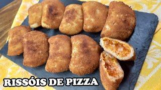 RISSÓIS DE PIZZA  CHEIOS DE SABOR E MUITO FÁCEIS DE FAZER