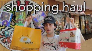 vlog anime shopping haul nyc ️