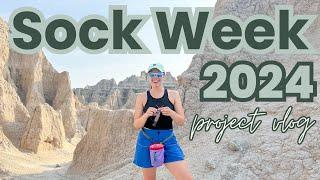 knitting a sock in one week - Sock Week 2024 Vlog