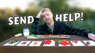 I Grew and Tasted the HOTTEST CHILI PEPPERS on Earth  Carolina Reaper Trinidad Scorpion + More