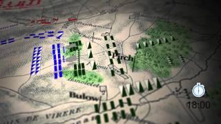 Bataille de Waterloo - animation carte