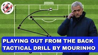 Playing out from the back Tactical exercise by Jose Mourinho